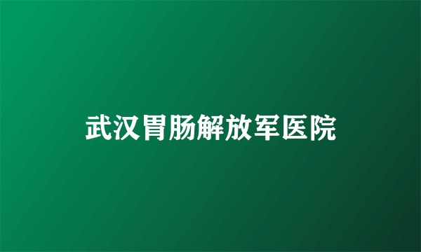 武汉胃肠解放军医院