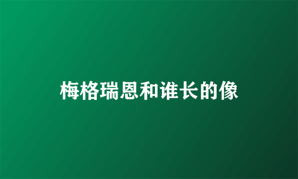 梅格瑞恩和谁长的像