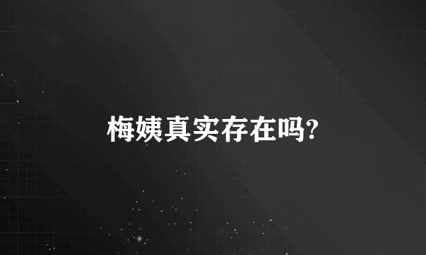 梅姨真实存在吗?