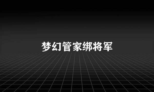 梦幻管家绑将军