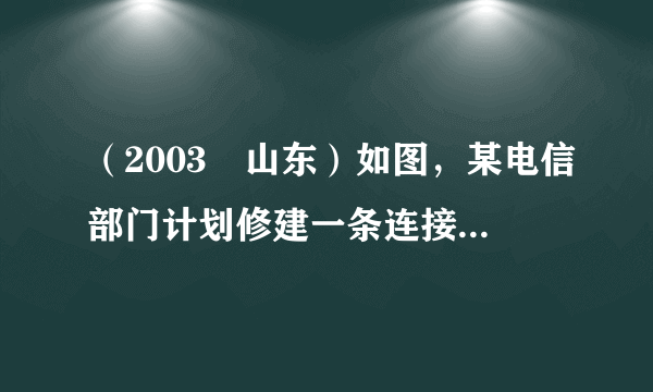 （2003•山东）如图，某电信部门计划修建一条连接B、C两地的电缆，测量人员在山脚A点测得B、C两地的仰角分别为30°、45°，在B地测得C地的仰角为60度．已知C地比A地高200米，电缆BC至少长多少米？（精确到0.1米）