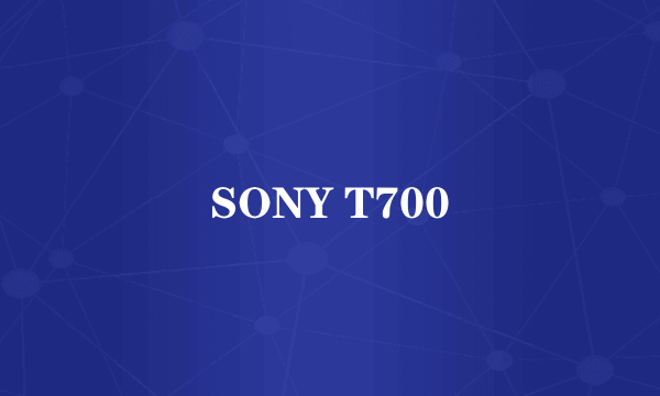 SONY T700