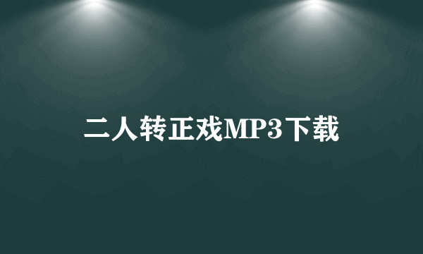 二人转正戏MP3下载