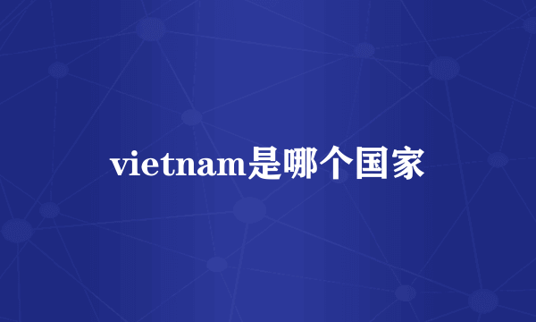 vietnam是哪个国家