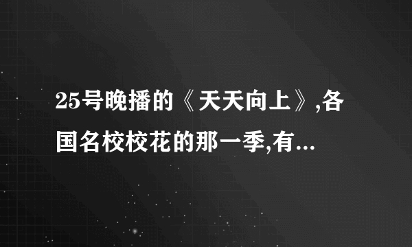 25号晚播的《天天向上》,各国名校校花的那一季,有谁知道一个叫Pump的泰国校花具体资料..?