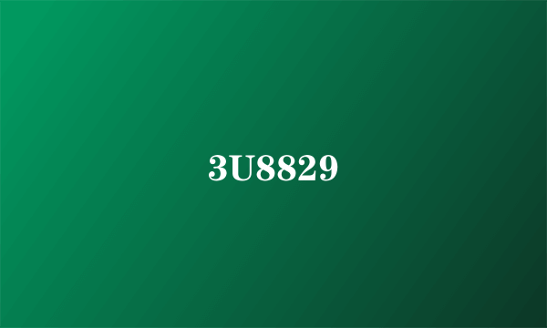 3U8829