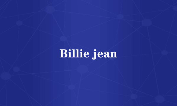 Billie jean