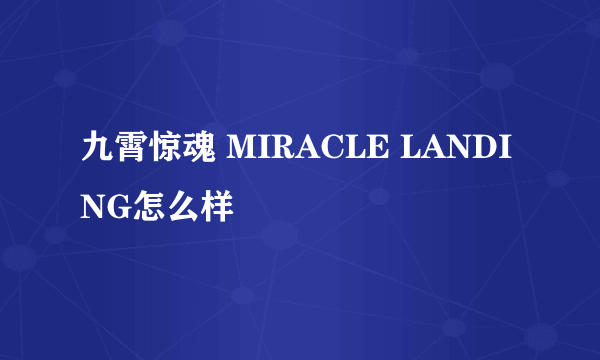 九霄惊魂 MIRACLE LANDING怎么样