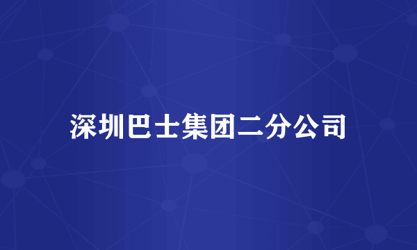 深圳巴士集团二分公司