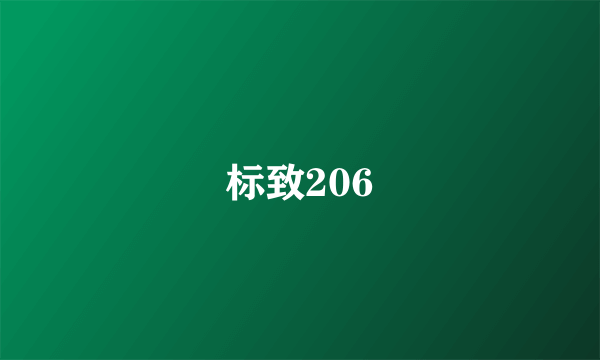 标致206