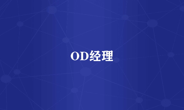 OD经理