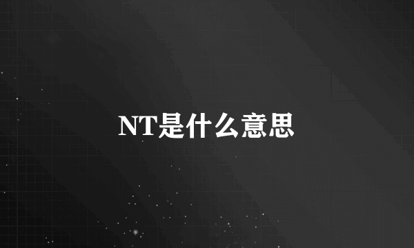 NT是什么意思