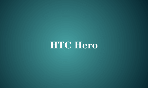 HTC Hero