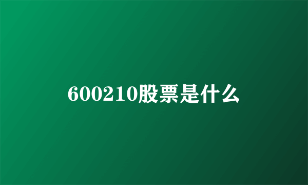 600210股票是什么