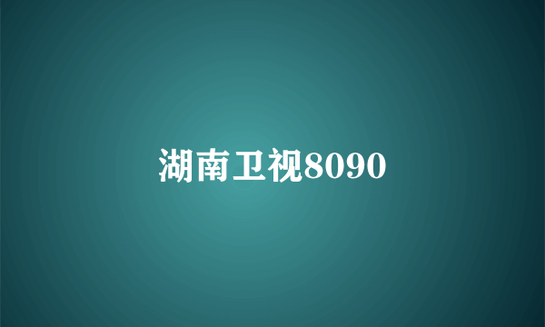 湖南卫视8090