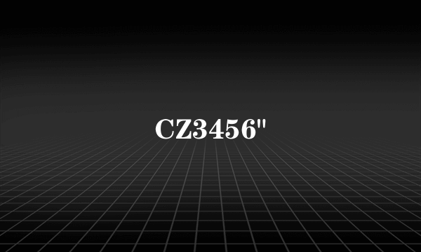 CZ3456