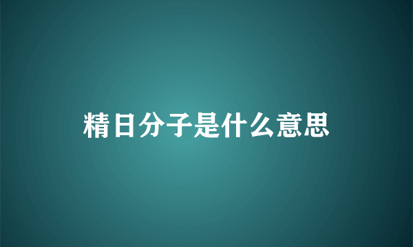 精日分子是什么意思