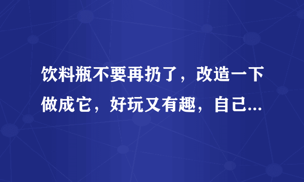 饮料瓶不要再扔了，改造一下做成它，好玩又有趣，自己动手试试吧