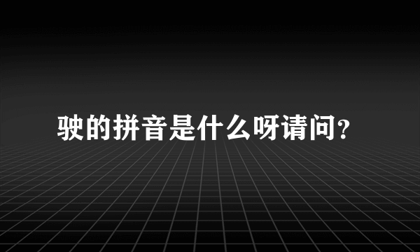 驶的拼音是什么呀请问？