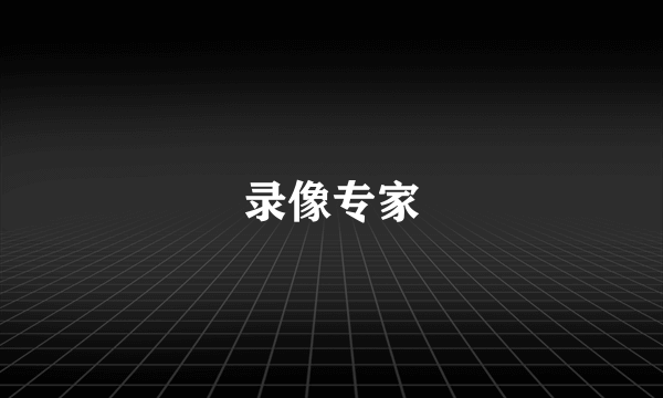 录像专家