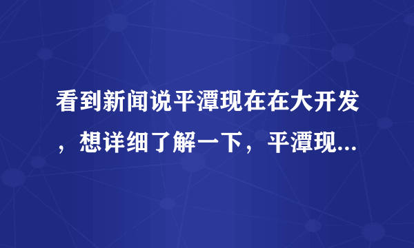 看到新闻说平潭现在在大开发，想详细了解一下，平潭现在开发进度怎么样了？