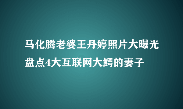 马化腾老婆王丹婷照片大曝光盘点4大互联网大鳄的妻子