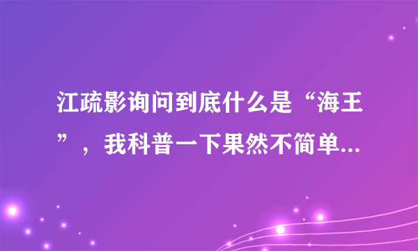 江疏影询问到底什么是“海王”，我科普一下果然不简单，姐长点心